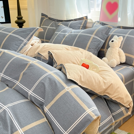 91家纺网 家纺一手货源 找家纺 （总）2025新款全棉印花小清新单品系列-单被套(提供买家秀）