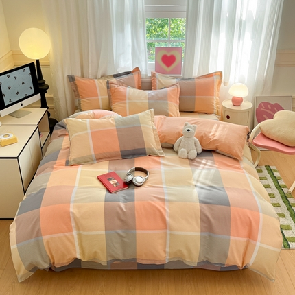 91家纺网 家纺一手货源 找家纺 （总）2025新款全棉印花小清新单品系列-四件套（提供买家秀）