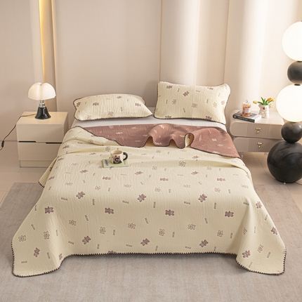 手艺人2025新款A类宝宝四季全棉提花双面可铺盖床盖榻榻米炕盖炕垫盖毯AC01-AC10 AC10米
