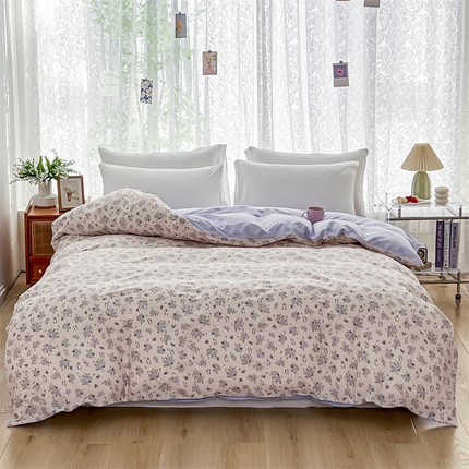 91家纺网 家纺一手货源 找家纺 （总1）卓越 工厂直营新款128*68全棉印花斜纹单被套