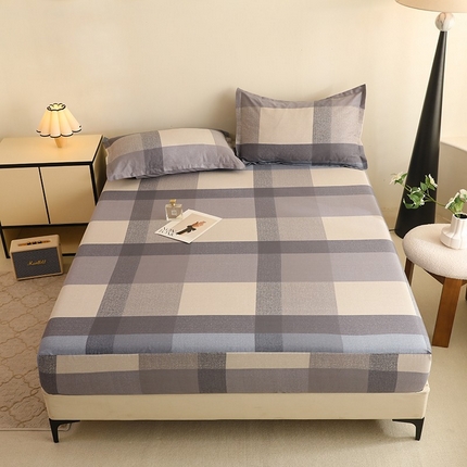 八十八家纺 2025新款全棉12868系列单品床笠奶昔