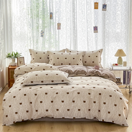 91家纺网 家纺一手货源 找家纺 （总）卓越 2025新款128*68全棉印花四件套