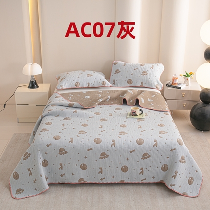 91家纺网 家纺一手货源 找家纺 （总）手艺人2025新款A类宝宝四季全棉提花双面可铺盖床盖榻榻米炕盖炕垫盖毯AC01-AC10