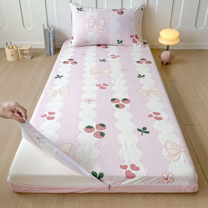 91家纺网 家纺一手货源 找家纺 （总）2025新款AB双面学生宿舍床垫套