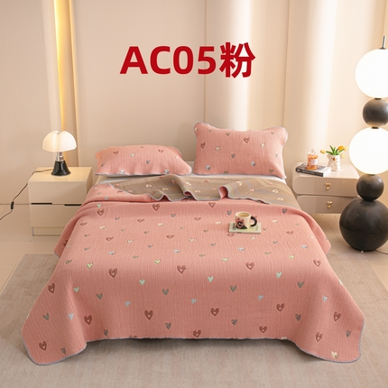91家纺网 家纺一手货源 找家纺 （总）手艺人2025新款A类宝宝四季全棉提花双面可铺盖床盖榻榻米炕盖炕垫盖毯AC01-AC10