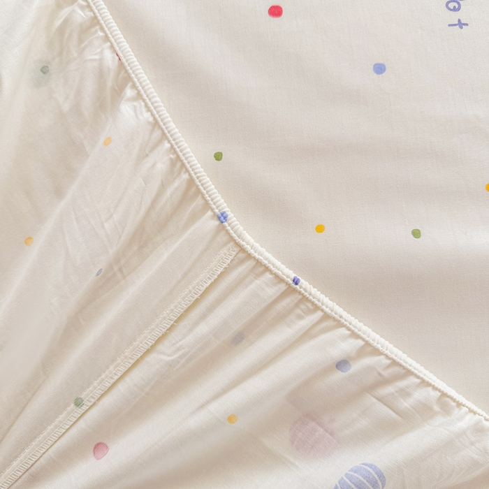 91家纺网 家纺一手货源 找家纺 晨希2025新款13070全棉印花单品床笠枕套 星空