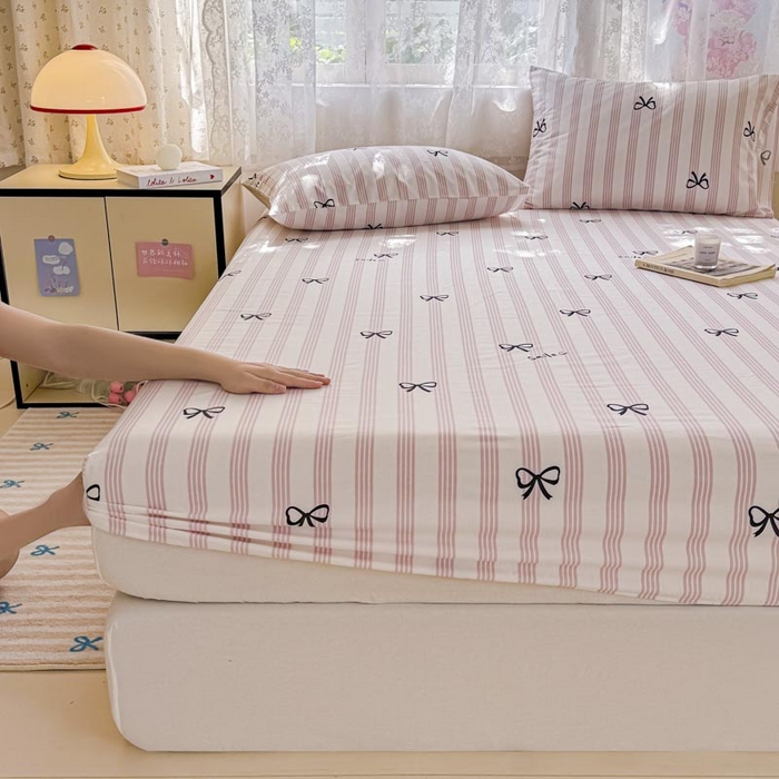 91家纺网 家纺一手货源 找家纺 晨希2025新款13070全棉印花单品床笠枕套 知遇