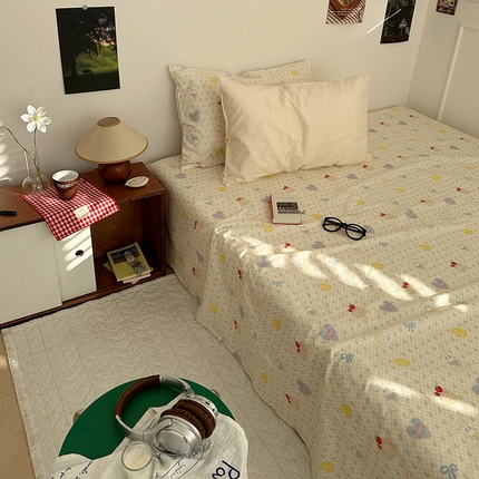 91家纺网 家纺一手货源 找家纺 （总）尺素 2025新款ins风小红书系列单床单