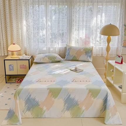 （总）晨希2025新款13070全棉印花单品床单枕套