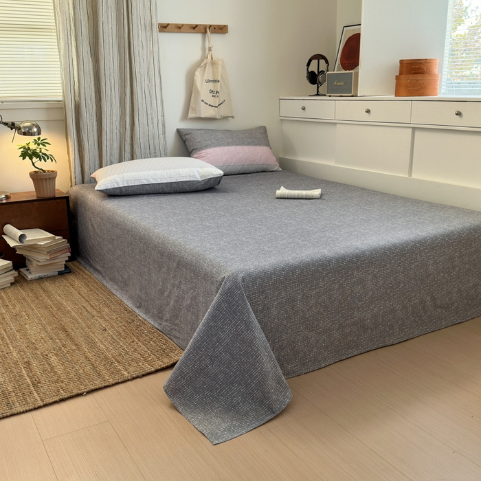 91家纺网 家纺一手货源 找家纺 （总）清雅福2025全棉13372极简风北欧系列单品被套