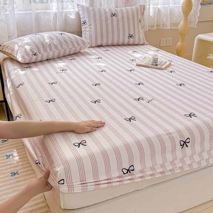 91家纺网 家纺一手货源 找家纺 晨希2025新款13070全棉印花单品床笠枕套 知遇