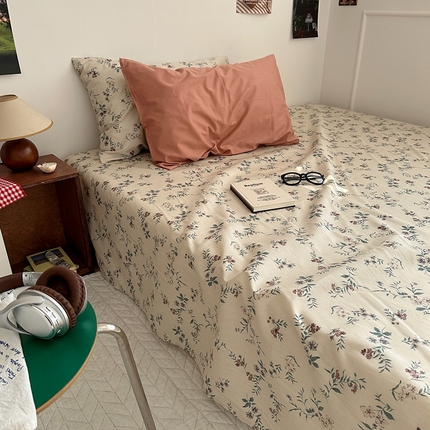 91家纺网 家纺一手货源 找家纺 （总）尺素 2025新款ins风小红书系列单床单