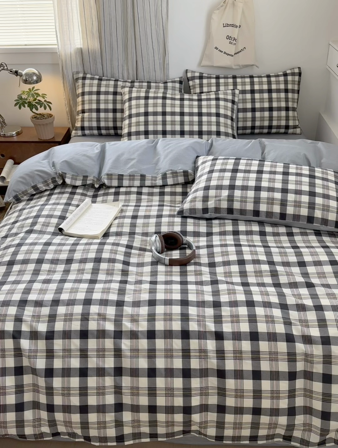 91家纺网 家纺一手货源 找家纺 清雅福2025全棉13372极简风四件套 伊晨