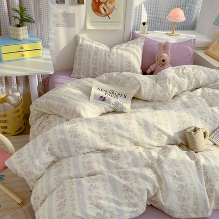 颜选 2025新款水洗棉印花四件套【提供买家秀】 欣和