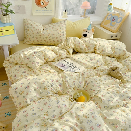 颜选 2025新款水洗棉印花四件套【提供买家秀】 花期