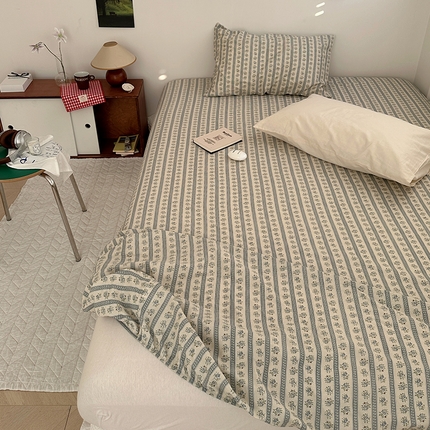 91家纺网 家纺一手货源 找家纺 尺素 2025新款ins风小红书系列单床笠 梦悠悠