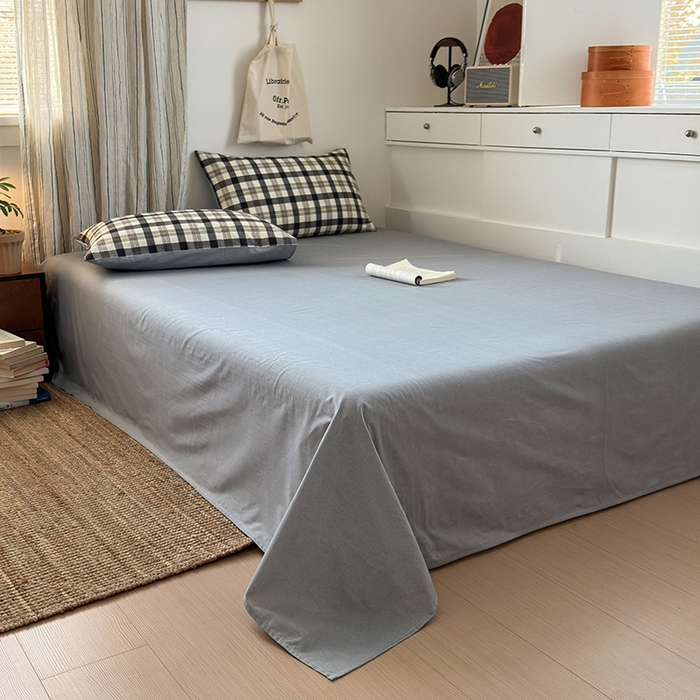 91家纺网 家纺一手货源 找家纺 清雅福2025全棉13372极简风四件套 伊晨