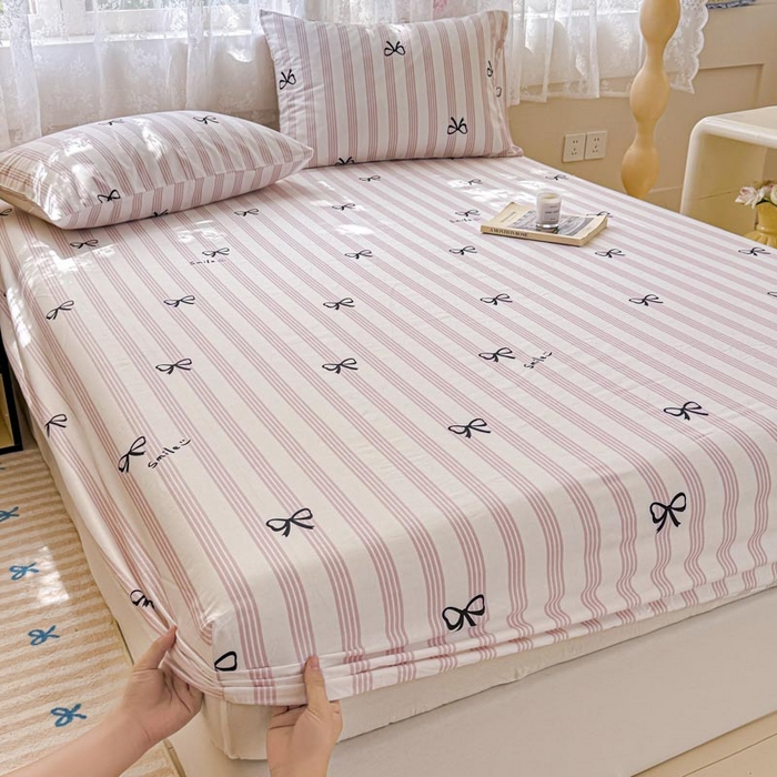 91家纺网 家纺一手货源 找家纺 晨希2025新款13070全棉印花单品床笠枕套 知遇