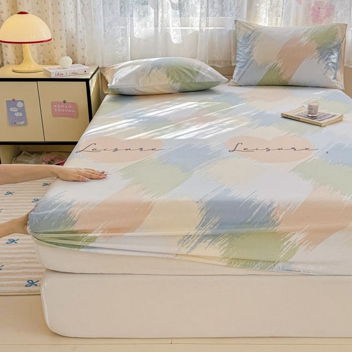 91家纺网 家纺一手货源 找家纺 （总）晨希2025新款13070全棉印花单品床笠枕套