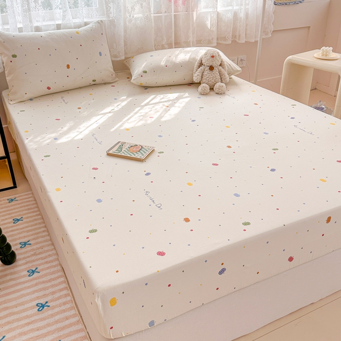 91家纺网 家纺一手货源 找家纺 晨希2025新款13070全棉印花单品床笠枕套 星空