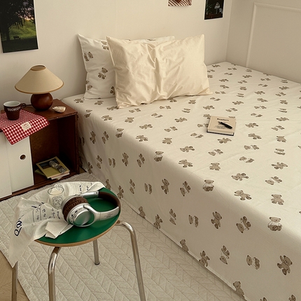 91家纺网 家纺一手货源 找家纺 （总）尺素 2025新款ins风小红书系列单床单