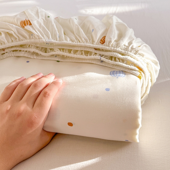 91家纺网 家纺一手货源 找家纺 晨希2025新款13070全棉印花单品床笠枕套 星空