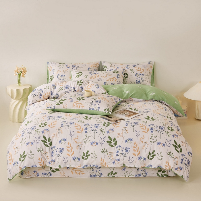 91家纺网 家纺一手货源 找家纺 潮邦创意家居 2025特价春夏新款13070全棉四件套 【第一批】 春意盎然