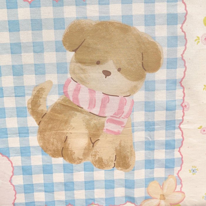 91家纺网 家纺一手货源 找家纺 春雨家居 2025新款春夏卡通印花全棉单枕套 10.甜甜心事