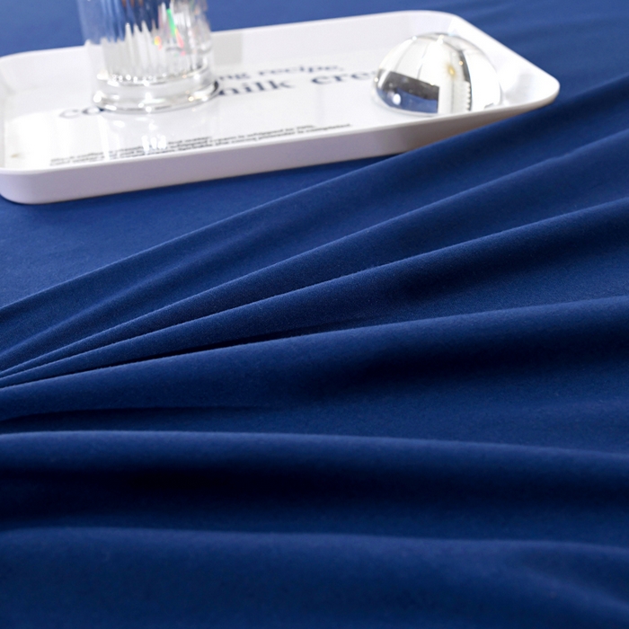 91家纺网 家纺一手货源 找家纺 梵巢2025新款水洗棉纯色单品枕套 深蓝