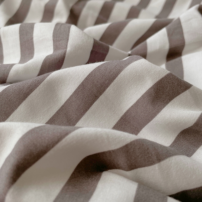 91家纺网 家纺一手货源 找家纺 卡斯诺家纺馆 2025新款水洗云朵棉四件套【下载文件夹包含买家秀】 甜辣风-深灰条