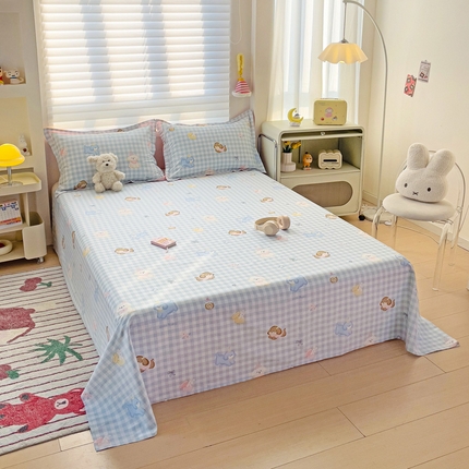 91家纺网 家纺一手货源 找家纺 （总）春雨家居 2025新款春夏卡通印花全棉单床单