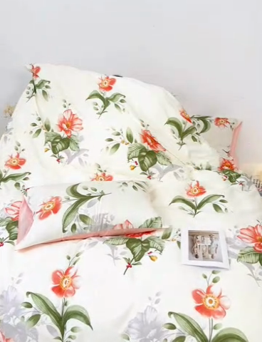 91家纺网 家纺一手货源 找家纺 潮邦创意家居 2025特价春夏新款13070全棉四件套 【第一批】 国色天香