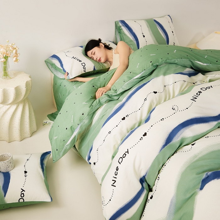 91家纺网 家纺一手货源 找家纺 潮邦创意家居 2025特价春夏新款13070全棉四件套 【第一批】 快乐时光