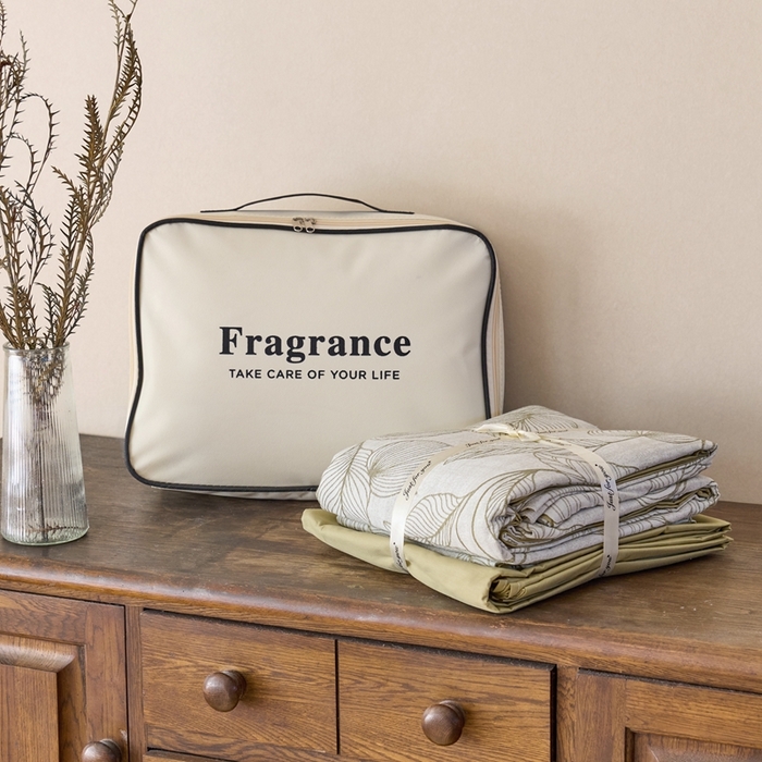 91家纺网 家纺一手货源 找家纺 久典2025 60支色织三层大提花基础款四件套 绿野