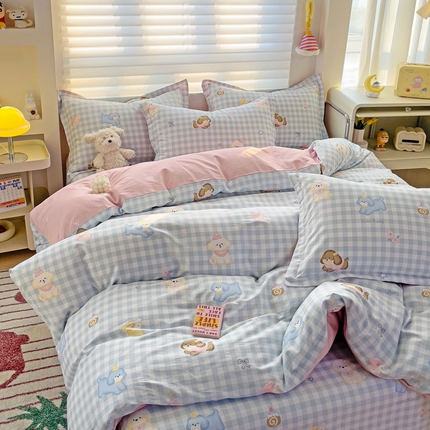 91家纺网 家纺一手货源 找家纺 （总）春雨家居 2025新款春夏卡通印花全棉单被套