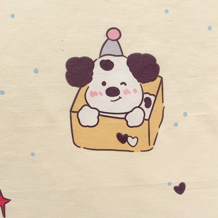 91家纺网 家纺一手货源 找家纺 春雨家居 2025新款春夏卡通印花全棉单枕套 4.可爱颂