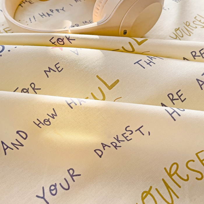 91家纺网 家纺一手货源 找家纺 春雨家居 2025新款春夏卡通印花全棉单枕套 20.红星小熊