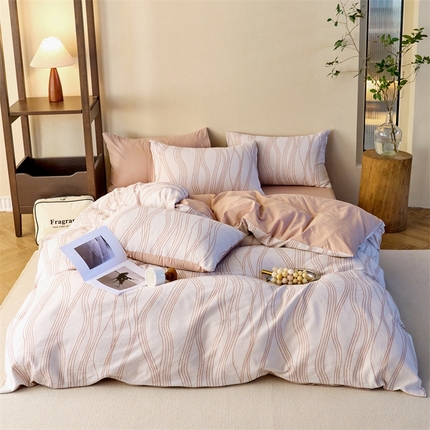 久典2025 60支色织三层大提花基础款四件套 流年