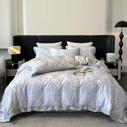 91家纺网 家纺一手货源 找家纺 （总）迷尚家居 2025新款100%莱赛尔数码印花四件套