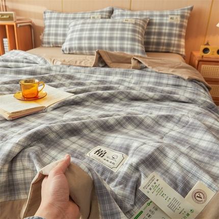 91家纺网 家纺一手货源 找家纺 （总）招财星家纺 2025新款无印风新疆棉夏被夏凉被空调被可机洗直播可过质检