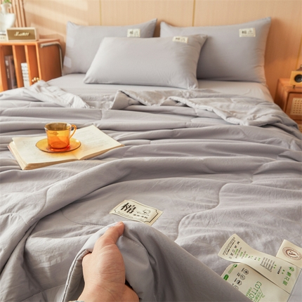 91家纺网 家纺一手货源 找家纺 （总）招财星家纺 2025新款无印风新疆棉夏被夏凉被空调被可机洗直播可过质检