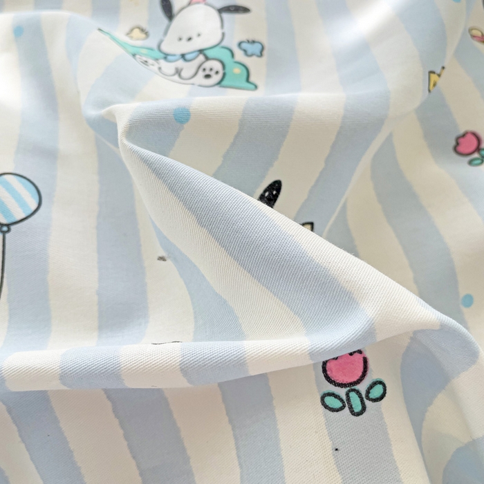 91家纺网 家纺一手货源 找家纺 春雨家居 2025新款春夏卡通印花全棉四件套 兔兔乐园