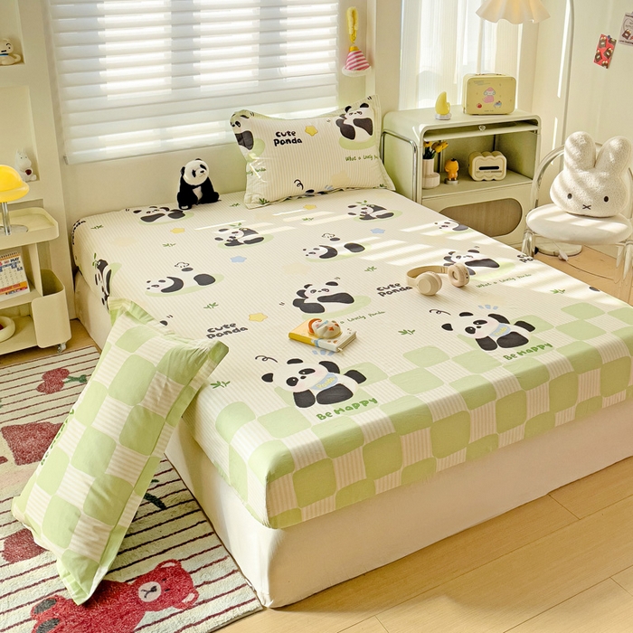 91家纺网 家纺一手货源 找家纺 （总）春雨家居 2025新款春夏卡通印花全棉单床笠