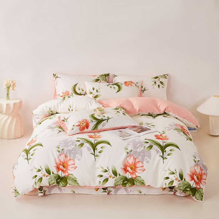 91家纺网 家纺一手货源 找家纺 潮邦创意家居 2025特价春夏新款13070全棉四件套 【第一批】 国色天香