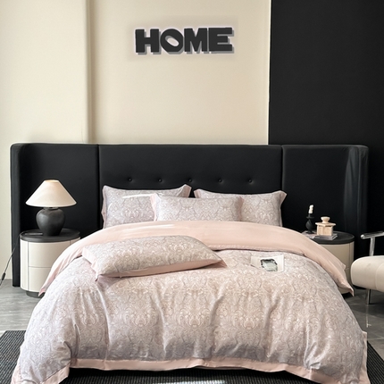 91家纺网 家纺一手货源 找家纺 （总）迷尚家居 2025新款100%莱赛尔数码印花四件套