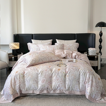 91家纺网 家纺一手货源 找家纺 （总）迷尚家居 2025新款100%莱赛尔数码印花四件套