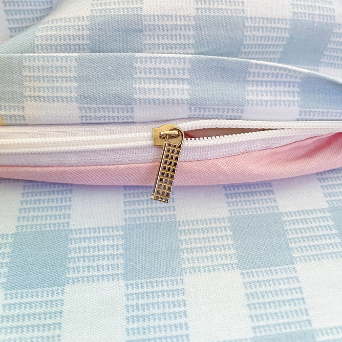 91家纺网 家纺一手货源 找家纺 春雨家居 2025新款春夏卡通印花全棉四件套 星星发夹狗