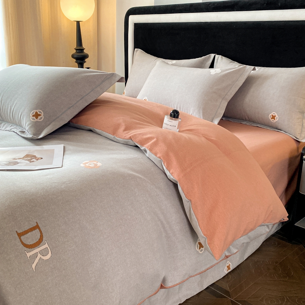 91家纺网 家纺一手货源 找家纺 大吉  2024新款加厚喷气全棉磨毛被套 蒂娜