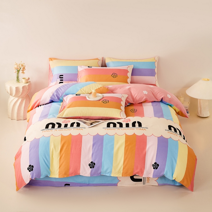 91家纺网 家纺一手货源 找家纺 潮邦创意家居 2025特价春夏新款13070全棉四件套 【第一批】 偶遇时光