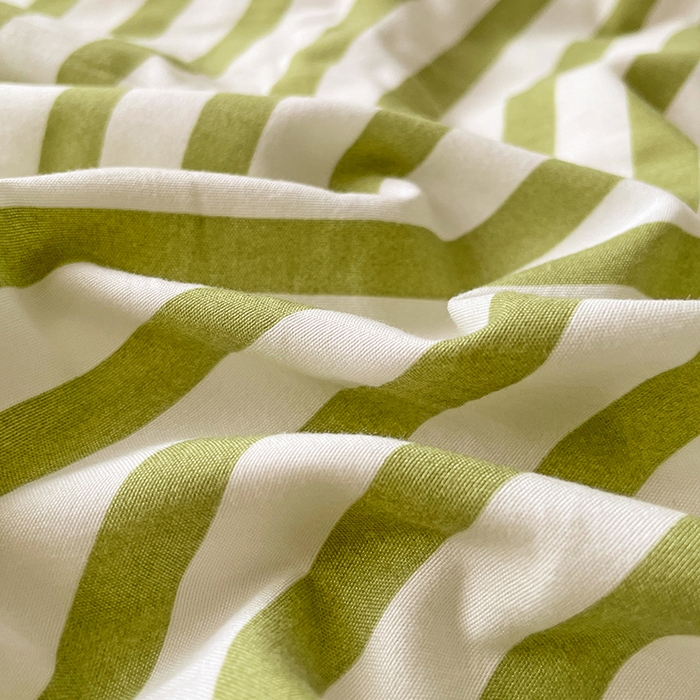 91家纺网 家纺一手货源 找家纺 卡斯诺家纺馆 2025新款水洗云朵棉四件套【下载文件夹包含买家秀】 甜辣风-抹绿条